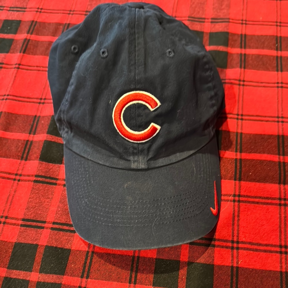 Nike Navy Blue Cap with Red Logo